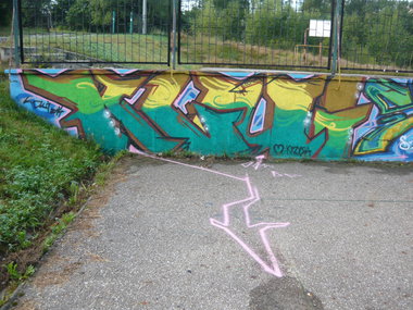 Graffiti Wall - Photo by Cluiv (2014)