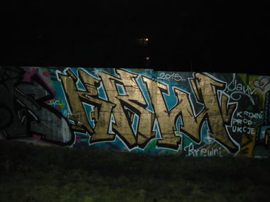 Graffiti Bombing - Photo by Cluiv (2015)