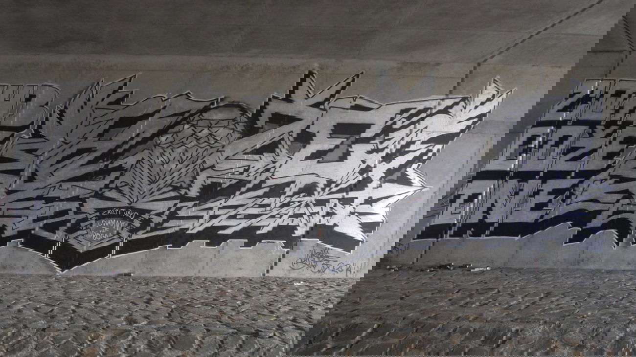 Graffiti in Hranice - Photo by Cohb - COHB, COŽE (2014)