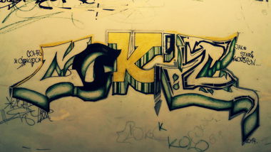 Graffiti Sketch in Hranice - Photo by Cohb - COKOC COHB (2014)