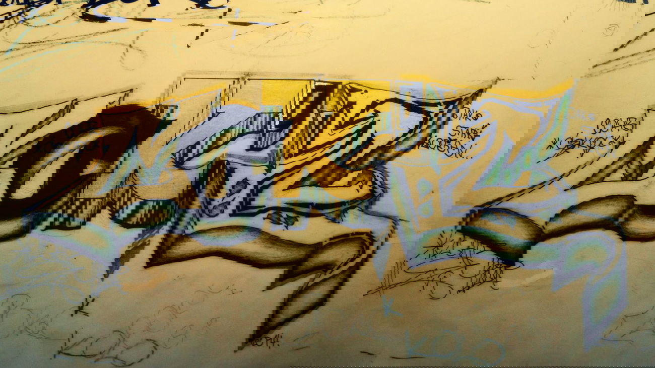 Graffiti Sketch in Hranice - Photo by Cohb - COKOC COHB (2014)