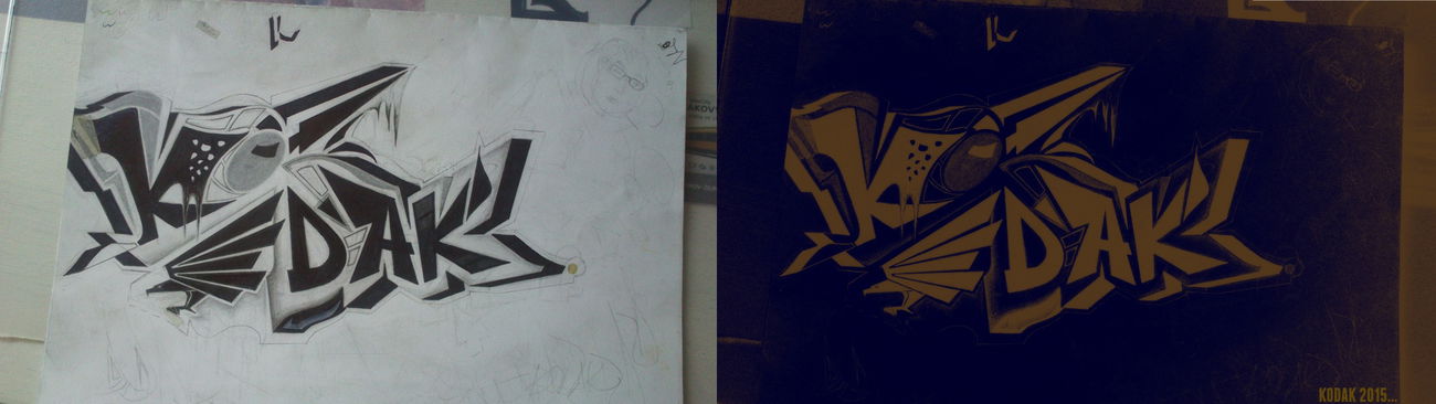 Graffiti Sketch in Česko - Photo by Cohb - cohb, kodak (2015)