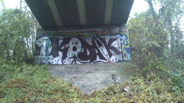 Graffiti Wall in Česko - Photo by Cohb - kodak (2015)