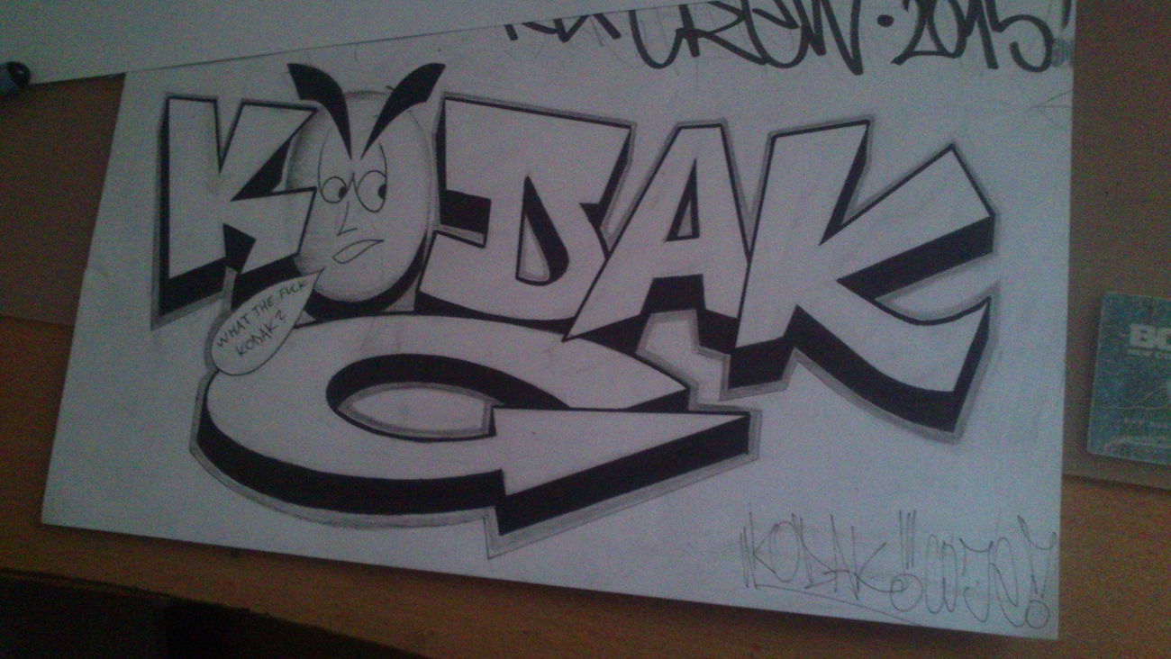Graffiti Sketch in Česko - Photo by Cohb - cohb, kodak (2015)