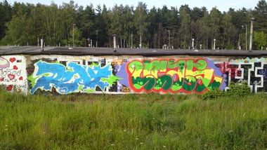 Graffiti Wall in Russia - Photo by Coler - reax, coler, ucas