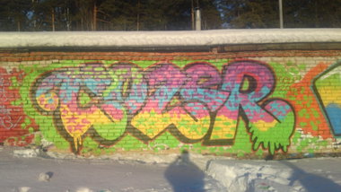 Graffiti Wall in Russia - Photo by Coler - ucas, nrds, ucat