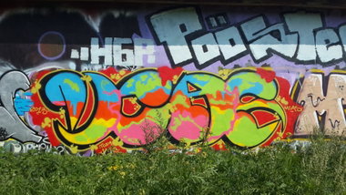 Graffiti Wall - Photo by Coler - ucas, ucats, ucat (2013)