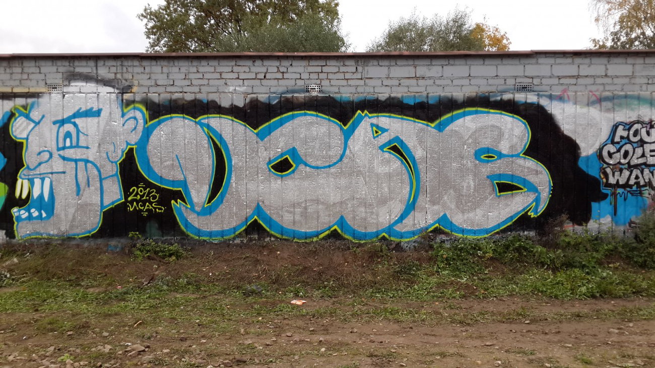 Graffiti Wall - Photo by Coler - ucas, ucat, ucats (2013)
