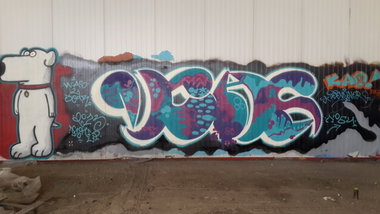 Graffiti Wall - Photo by Coler - Ucas, ucat, ucats (2013)