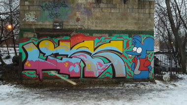 Graffiti Wall - Photo by Coler - ucas, ucat, ucats (2013)