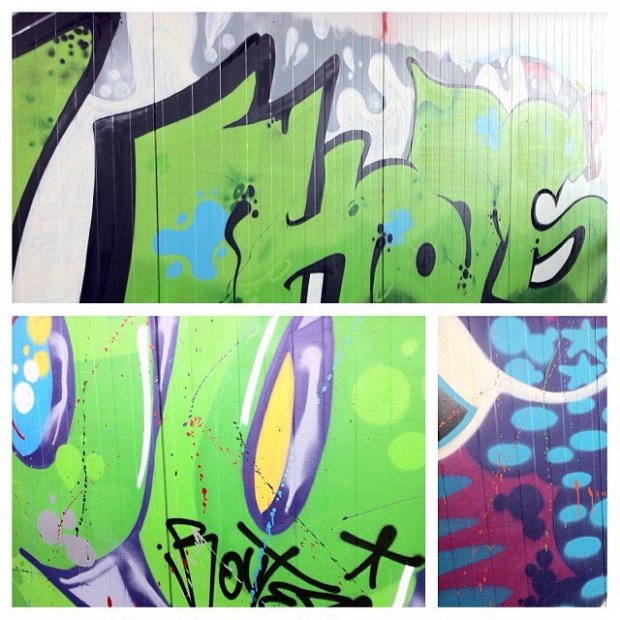 Graffiti Wall - Photo by Coler - ucas, ucats, ucat (2013)