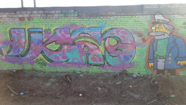 Graffiti Wall - Photo by Coler - ucas, ucat, ucats (2014)
