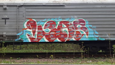 Graffiti Train - Photo by Coler - Ucas, crew, ????? (2014)
