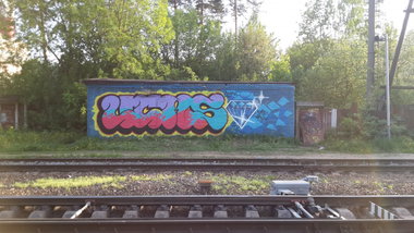 Graffiti Wall - Photo by Coler - ucas, crew, ucas (2014)