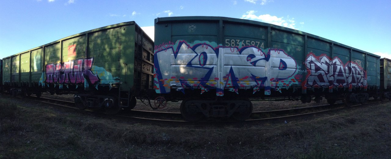 Graffiti Train - Photo by Coler - ??????, ?????, stade (2014)