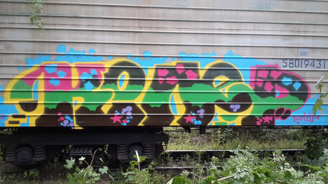 Graffiti Wall - Photo by Coler - ?????, ucas, crew (2014)