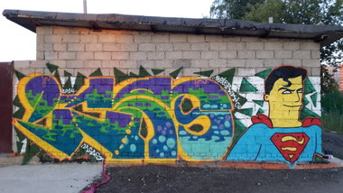 Graffiti Wall - Photo by Coler - ucas, crew, ????? (2014)