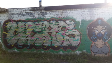 Graffiti Wall - Photo by Coler - ucas, crew, ucas (2014)