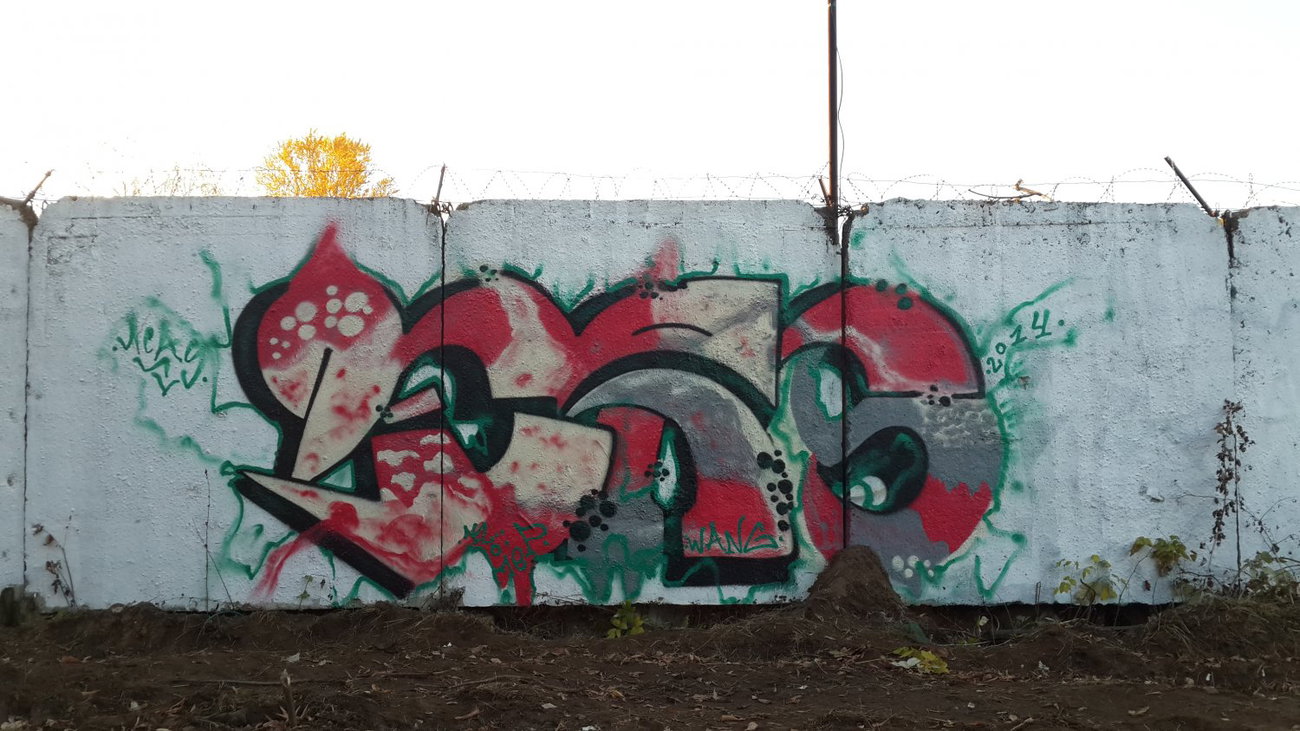 Graffiti Wall - Photo by Coler - Ucas, ucas, crew (2014)
