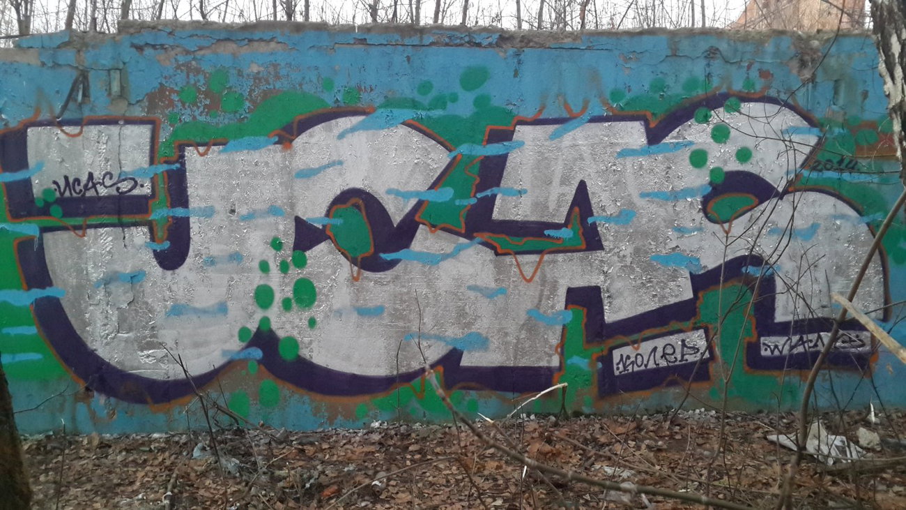 Graffiti Wall - Photo by Coler - ucas, crew, ucas (2014)