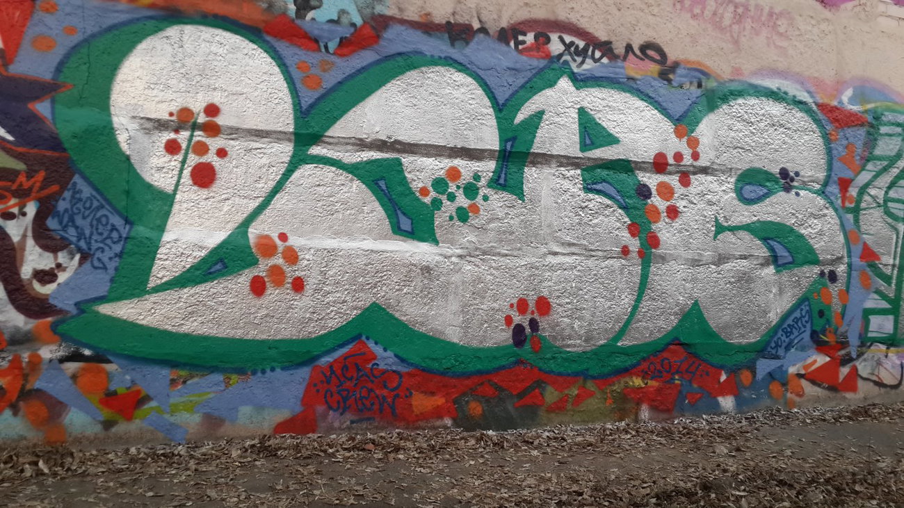 Graffiti Wall - Photo by Coler - ucas, crew, ucas (2014)