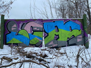 Graffiti Wall - Photo by Coler - ucas, ucascrew, koler (2020)