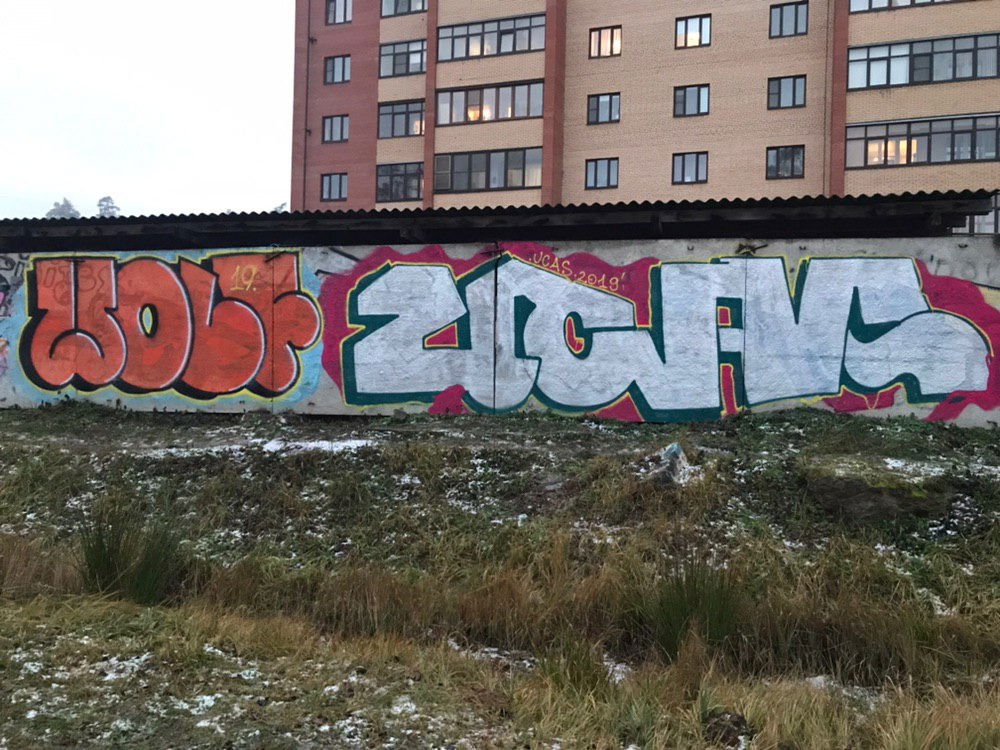 Graffiti Wall - Photo by Coler - wolf, колер, ucas (2019)