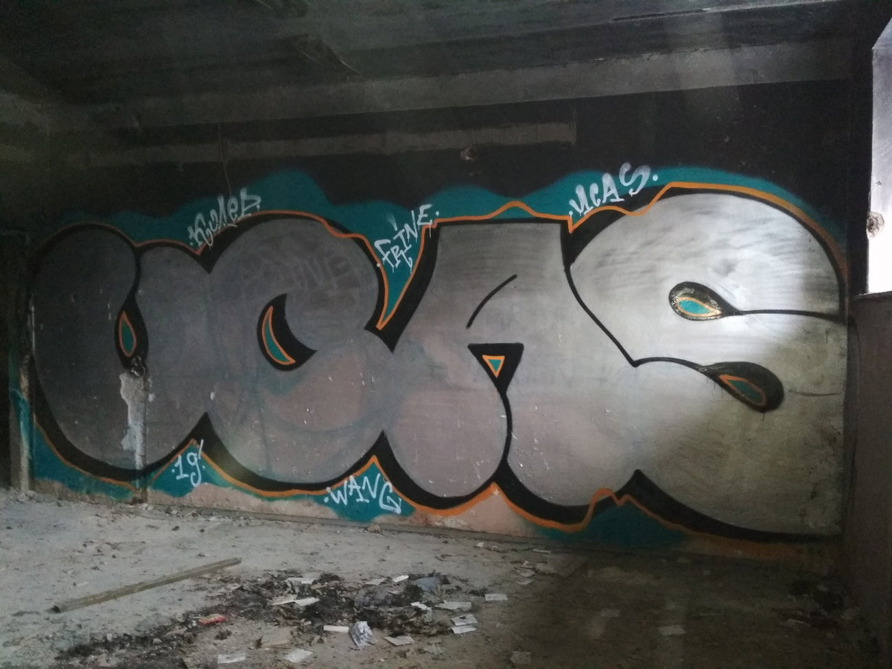 Graffiti Wall - Photo by Coler - ucas, ucascrew, koler (2019)