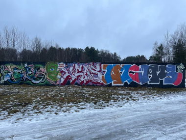 Graffiti Wall - Photo by Coler - ucas, crew (2020)