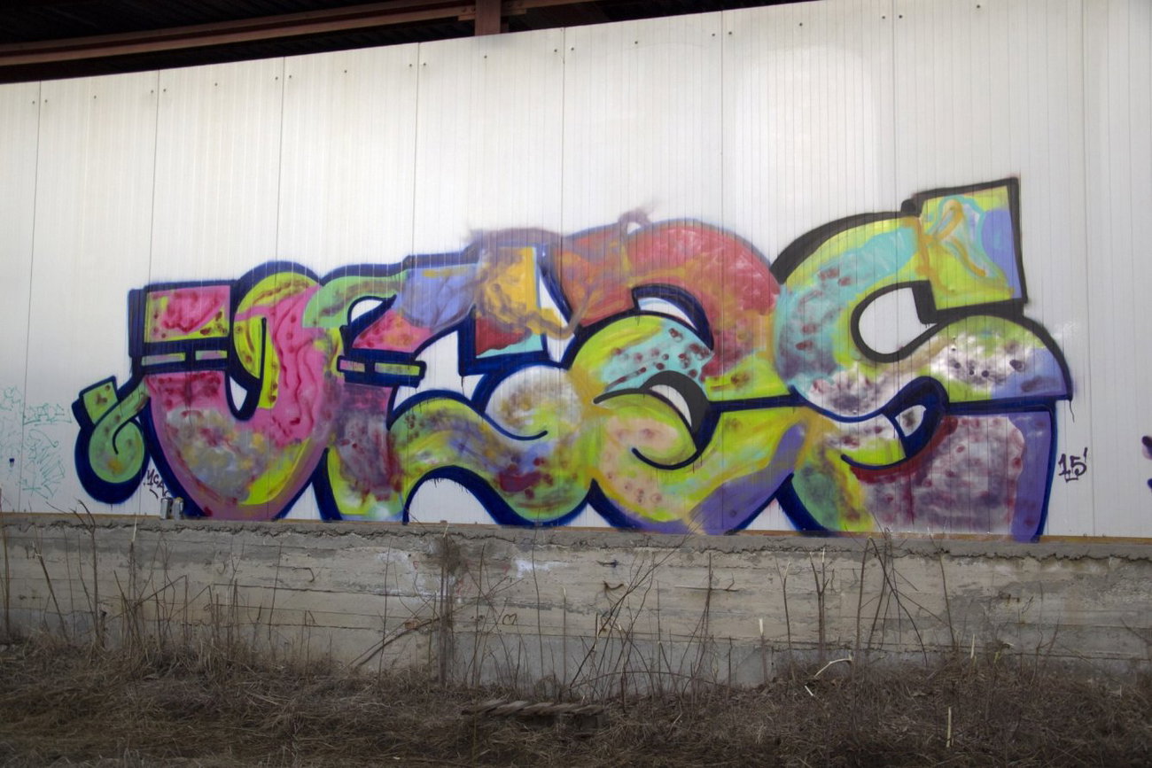 Graffiti Wall - Photo by Coler - ucas, crew, ucas (2015)