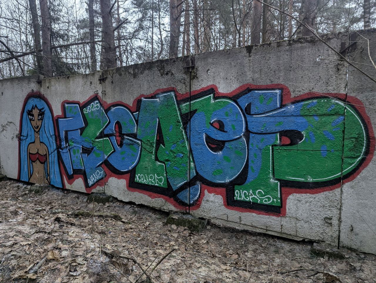 Graffiti Wall - Photo by Coler - ucas, ucascrew, koler (2025)