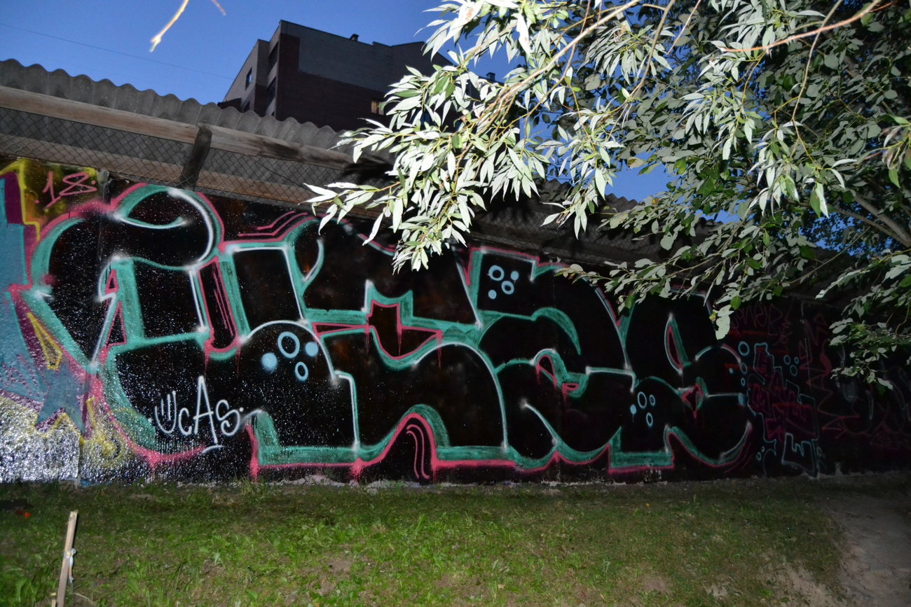 Graffiti Wall - Photo by Coler - ucas, ucascrew, koler (2018)