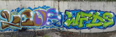 Graffiti Wall - Photo by Coler - ucas, ucas, crew