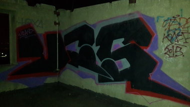 Graffiti Wall - Photo by Coler - ucas, ucas, crew