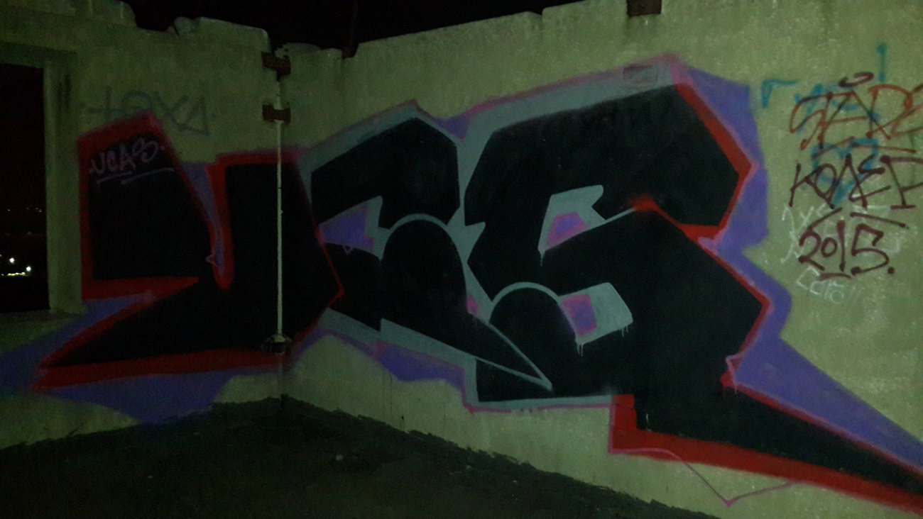 Graffiti Wall - Photo by Coler - ucas, ucas, crew