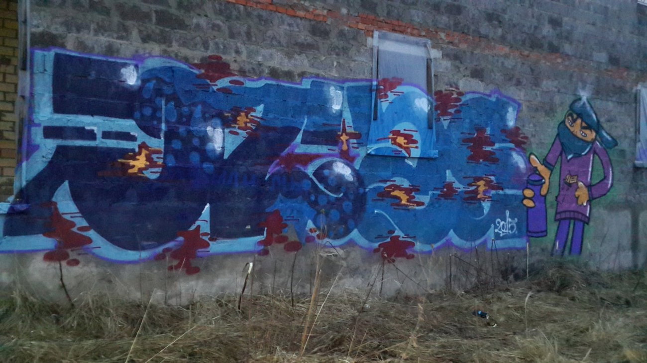 Graffiti Wall - Photo by Coler - ucas, ucas, crew (2015)