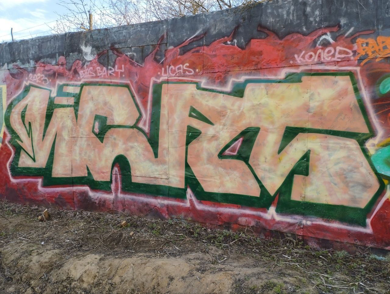 Graffiti Wall - Photo by Coler - ucas, ucascrew, koler (2023)