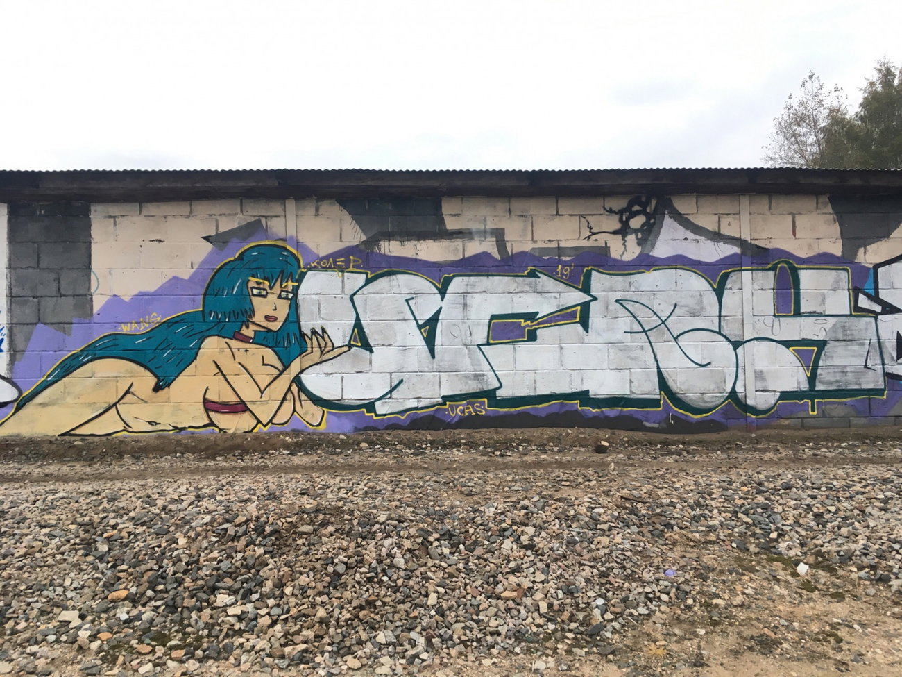 Graffiti Wall - Photo by Coler - ucas, ucascrew, wang (2019)