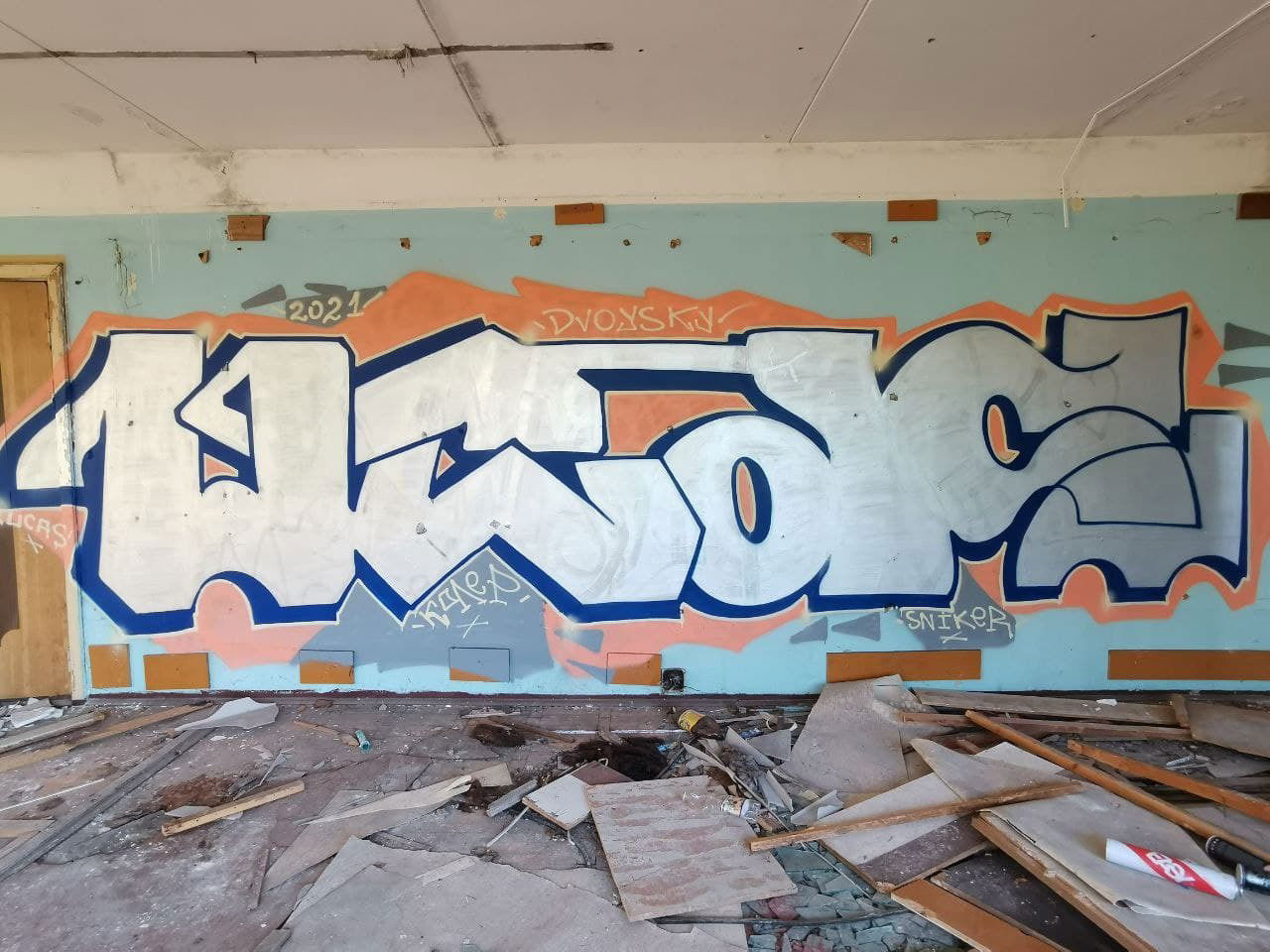 Graffiti Wall - Photo by Coler - ucas, ucascrew, koler (2021)