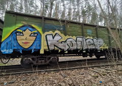 Graffiti Train - Photo by Coler - wang, koler, coler (2021)
