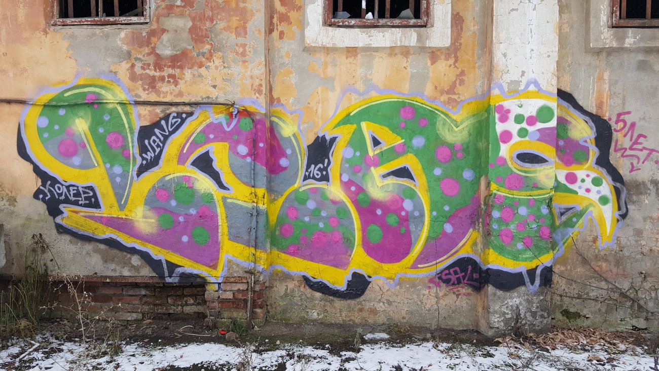 Graffiti Wall - Photo by Coler - ucas, ucas, crew (2016)