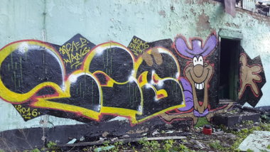 Graffiti Wall - Photo by Coler - ucas, ucas, crew (2016)