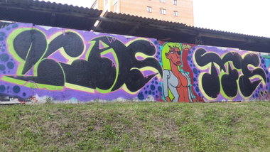 Graffiti Wall - Photo by Coler - ucas, tfs, koler (2015)
