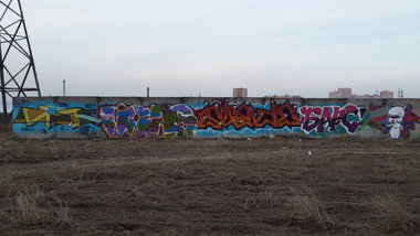 Graffiti Wall - Photo by Coler - nmt, ucas, stade (2015)