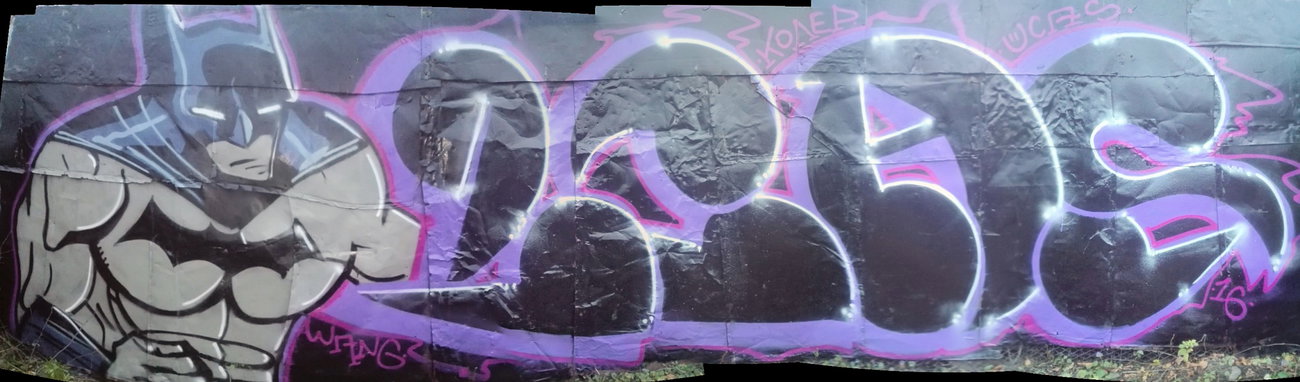 Graffiti Wall - Photo by Coler - ucas, ucas, crew (2016)