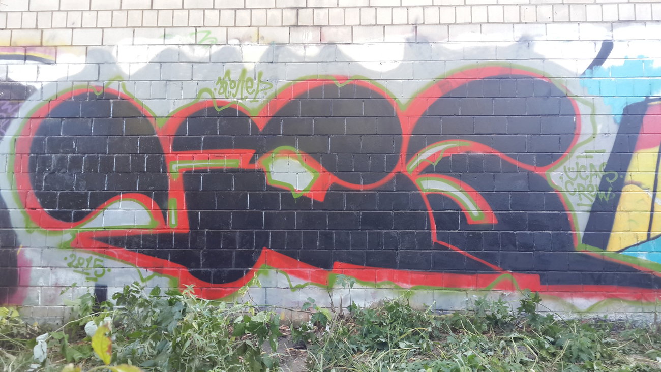 Graffiti Wall - Photo by Coler - ucas, ucas, crew (2015)