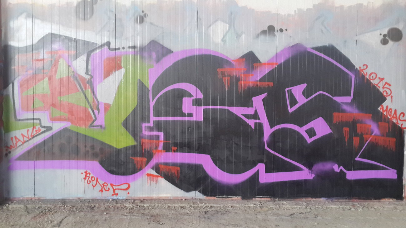 Graffiti Wall - Photo by Coler - ucas, ucas, crew