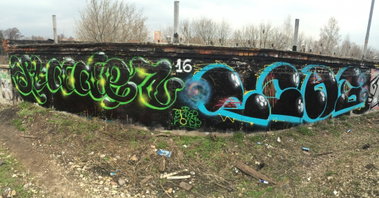 Graffiti Wall - Photo by Coler - stader, koler, ucas (2016)