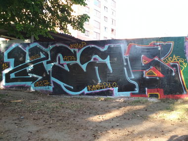 Graffiti Wall - Photo by Coler - ucas, ucascrew, koler (2019)