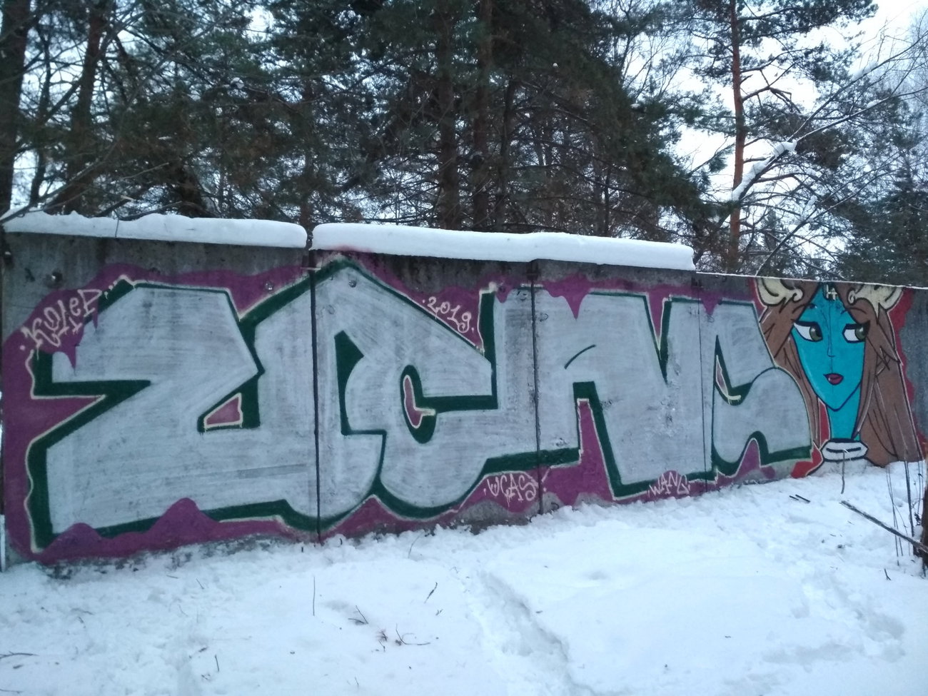 Graffiti Wall - Photo by Coler - ucas, ucascrew, koler (2019)